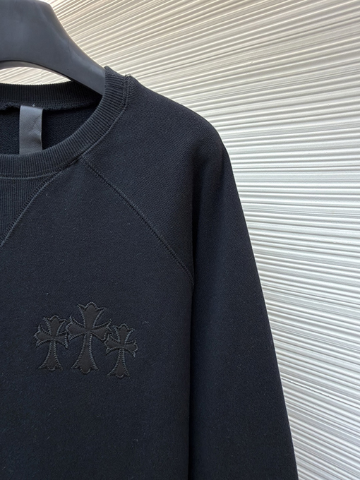 クロムハーツ ロゴクルーネックスウェットシャツ