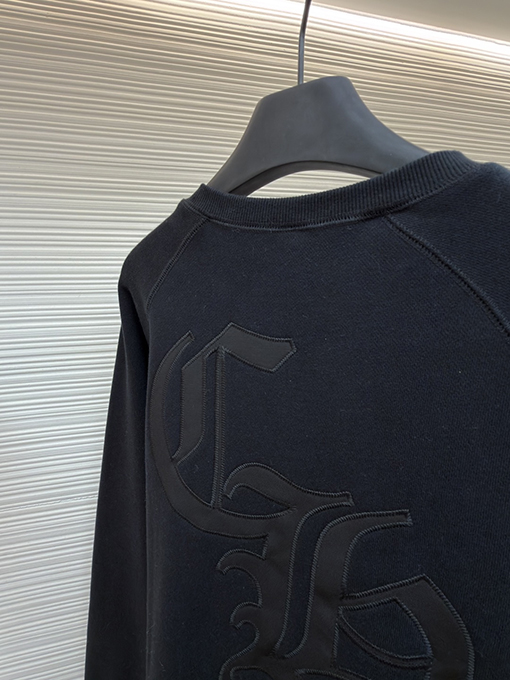 クロムハーツ ロゴクルーネックスウェットシャツ