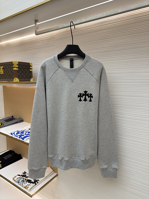 クロムハーツ ロゴクルーネックスウェットシャツ