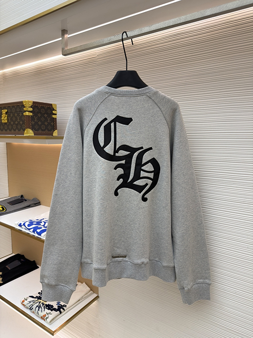 クロムハーツ ロゴクルーネックスウェットシャツ