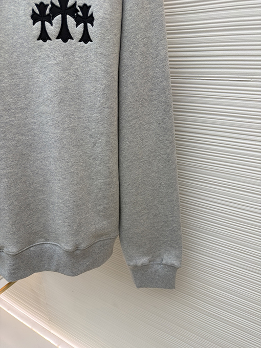 クロムハーツ ロゴクルーネックスウェットシャツ