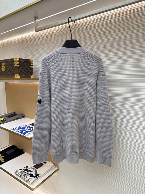 クロムハーツ ワッフルカシミアカーディガン