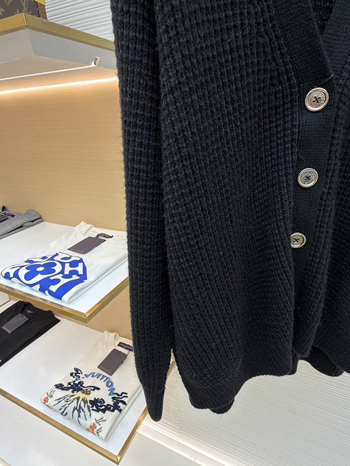 クロムハーツ ワッフルカシミアカーディガン