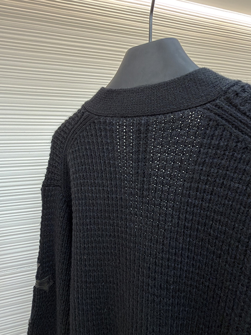 クロムハーツ ワッフルカシミアカーディガン