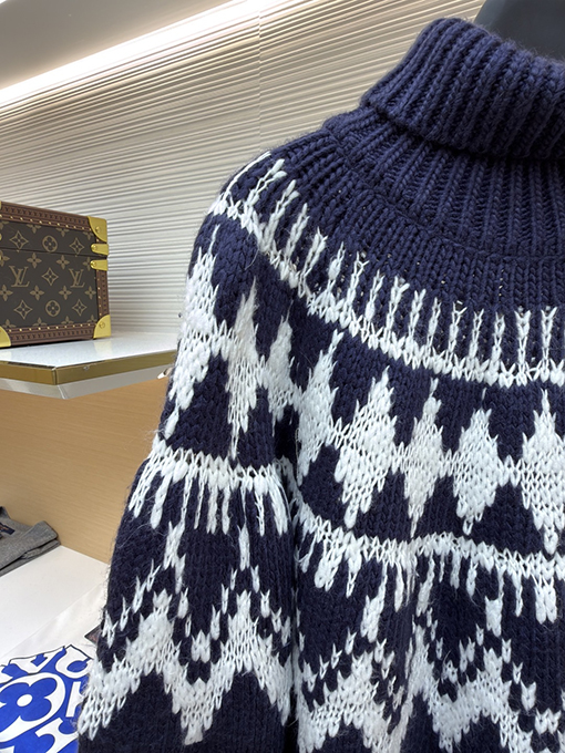 ディオール ジャカードタートルネックセーター