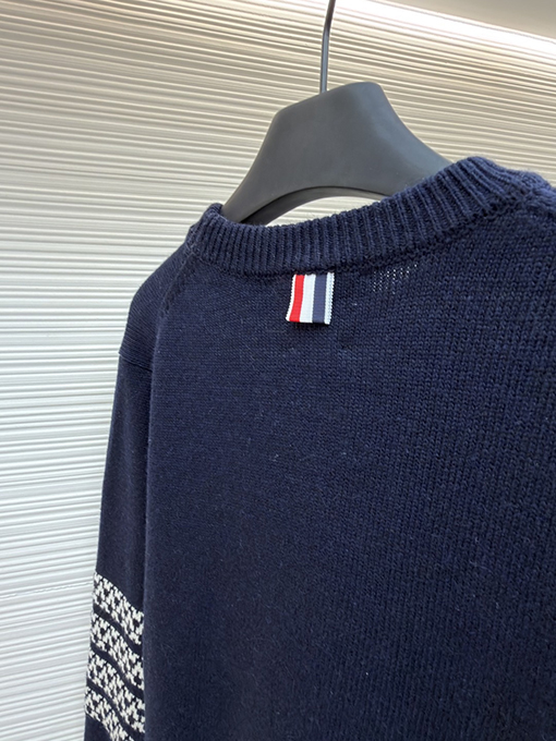 トムブラウン スノーフレークドッグウールクルーネックセーター