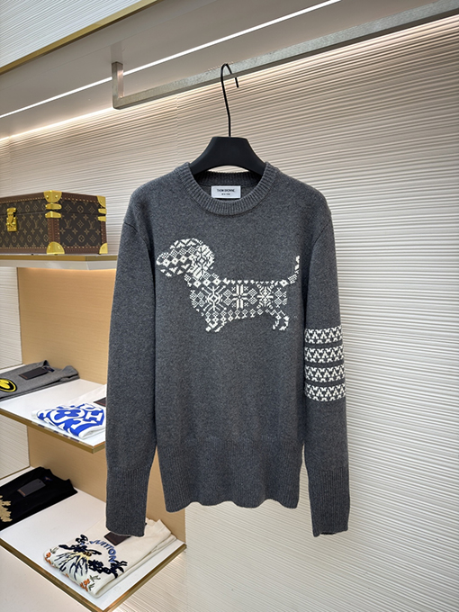 トムブラウン スノーフレークドッグウールクルーネックセーター