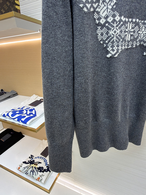 トムブラウン スノーフレークドッグウールクルーネックセーター