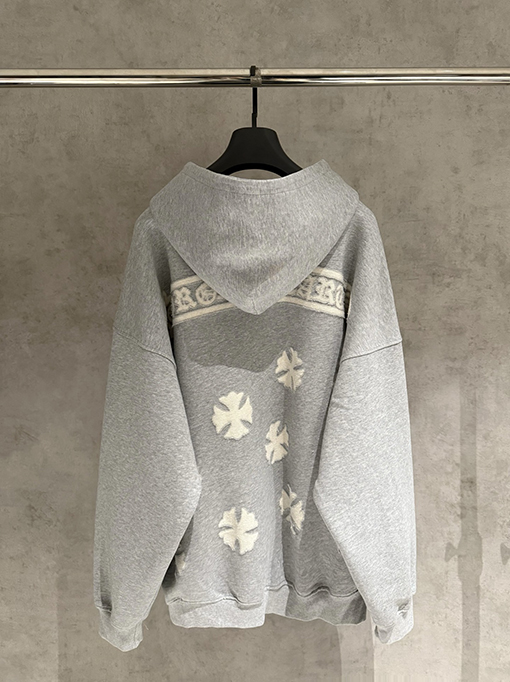 クロムハーツコピー 新しい長袖フード付きスウェットシャツ