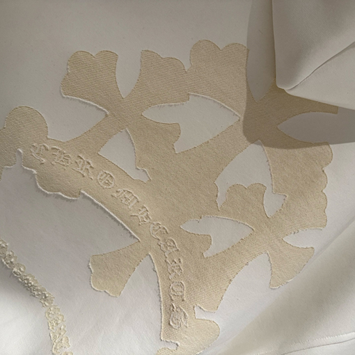 クロムハーツ ファッションフリース裏地のジップアップフード付きスウェットシャツジャケット