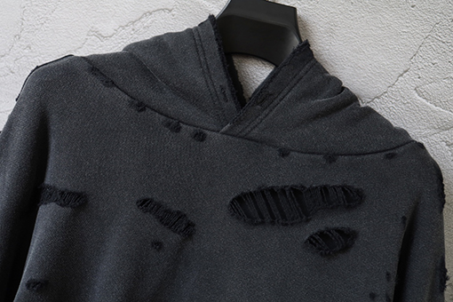 バレンシアガ Balenciaga クラシック コカコーラ ウォッシュ ダメージ フード付きスウェットシャツ