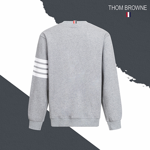 トムブラウンスーパーコピー クラシックな4ストライプのクルーネックスウェットシャツ