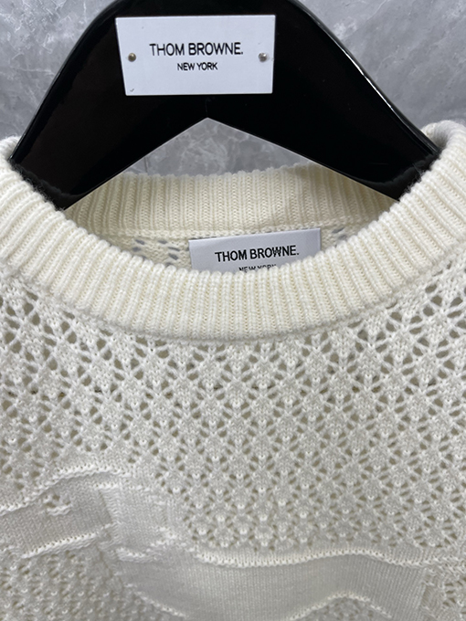 トムブラウン Hector 子犬のニット半袖Tシャツシリーズ