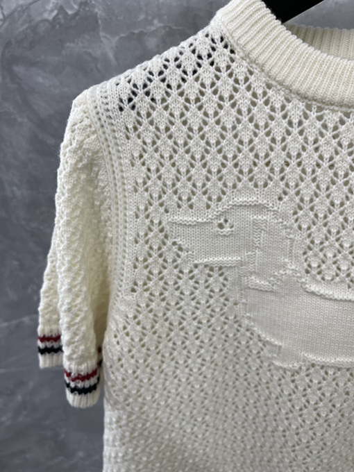 トムブラウン Hector 子犬のニット半袖Tシャツシリーズ