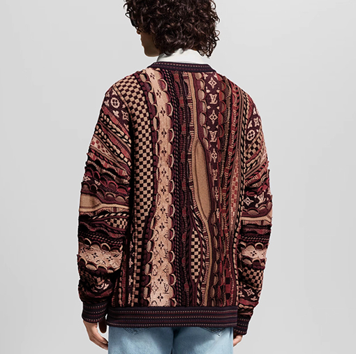 ルイヴィトン Nigo 花柄ジャカードパーフォレーションクルーネックセーター