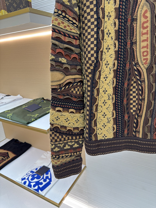 ルイヴィトン Nigo 花柄ジャカードパーフォレーションクルーネックセーター