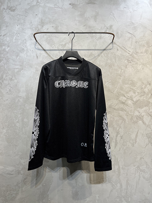 クロムハーツ 新しい配色の新しい白いメッシュベースボールジャケット