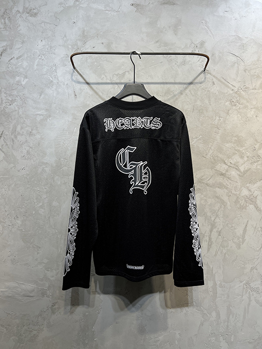 クロムハーツ 新しい配色の新しい白いメッシュベースボールジャケット