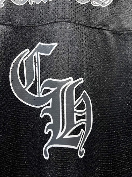 クロムハーツ 新しい配色の新しい白いメッシュベースボールジャケット