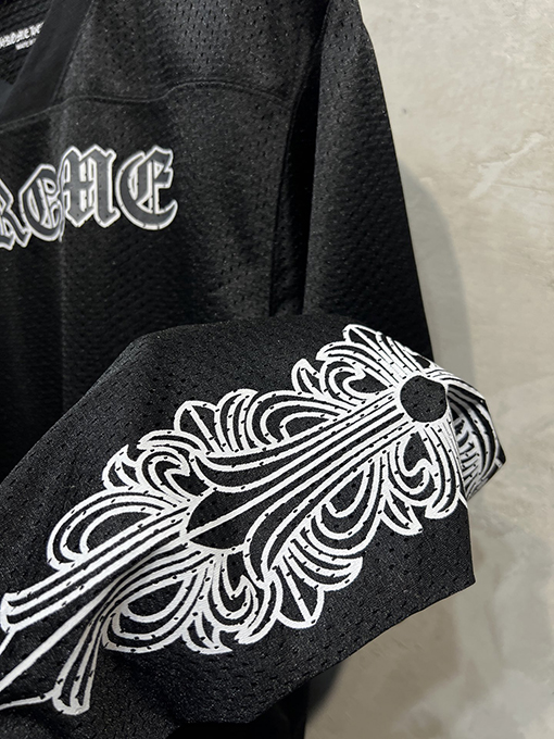 クロムハーツ 新しい配色の新しい白いメッシュベースボールジャケット