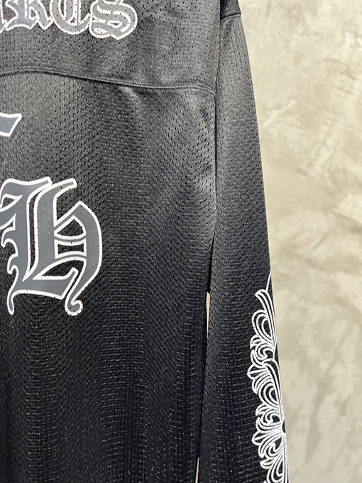 クロムハーツ 新しい配色の新しい白いメッシュベースボールジャケット