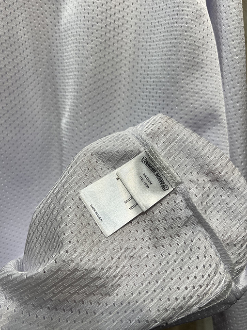 クロムハーツ 新しい配色の新しい白いメッシュベースボールジャケット