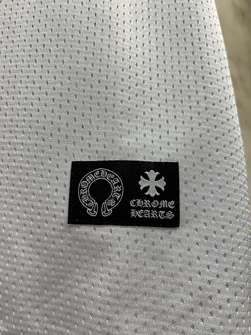 クロムハーツ 新しい配色の新しい白いメッシュベースボールジャケット