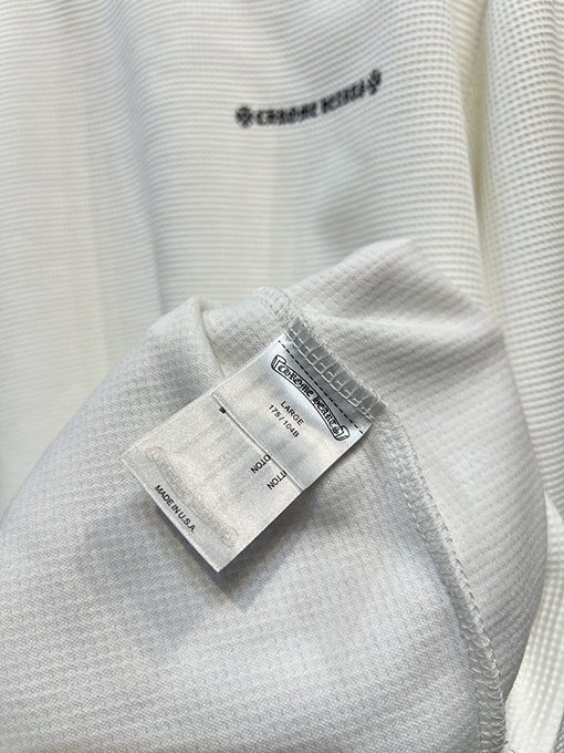 クロムハーツ Sinister 新しいクルーネックワッフルスウェットシャツ