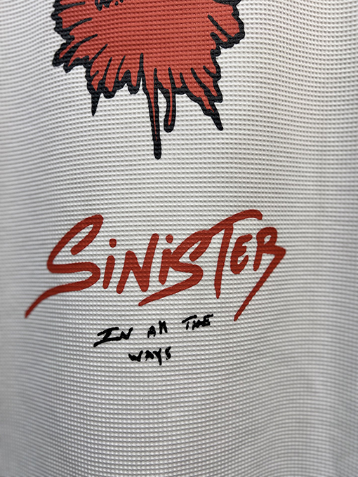 クロムハーツ Sinister 新しいクルーネックワッフルスウェットシャツ