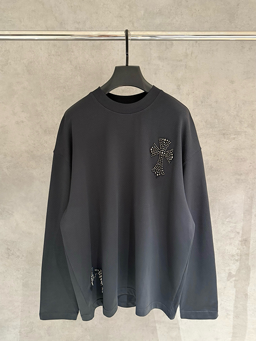 クロムハーツ 長袖ラウンドスウェットシャツ