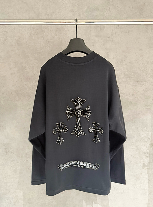 クロムハーツ 長袖ラウンドスウェットシャツ