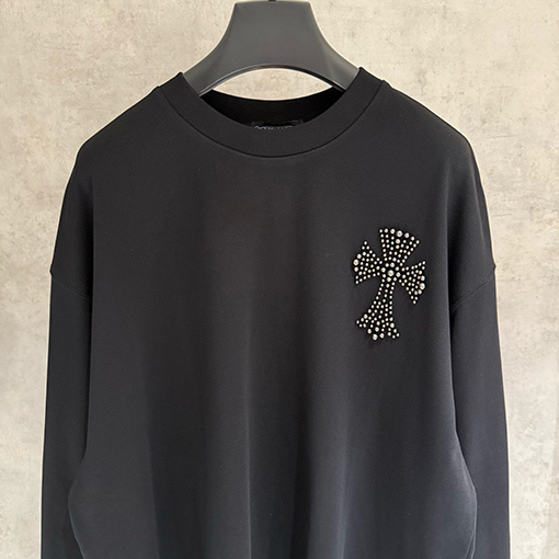 クロムハーツ 長袖ラウンドスウェットシャツ