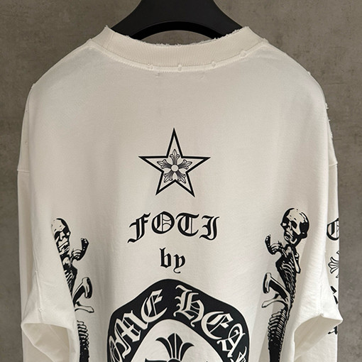 クロムハーツコピー 人気のヘビーウェイト長袖スウェットシャツ