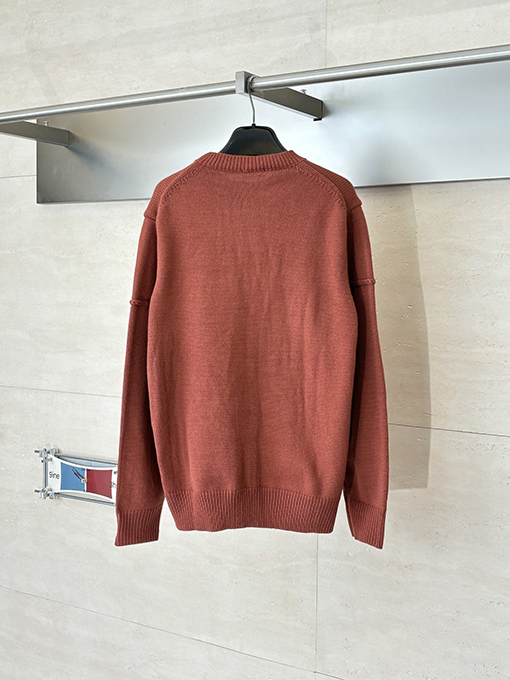 ディオールスーパーコピー 麻縄の刺繍リブクルーネックニットセーター