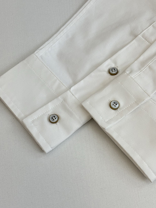 ルイヴィトン Monogram エンボスポケットカラー長袖シャツ