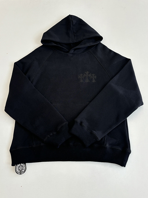 クロムハーツ アップリケ刺繍ロゴパーカー