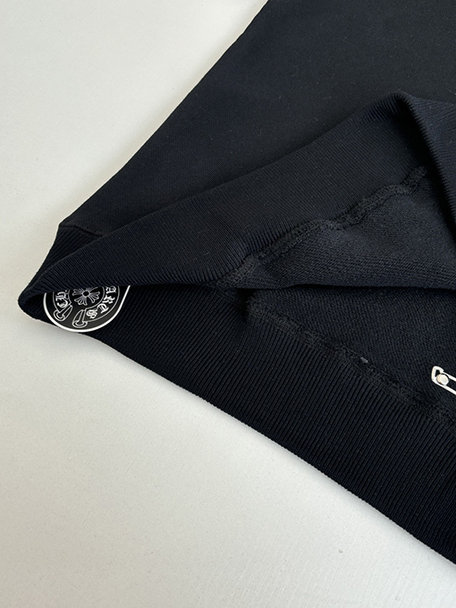 クロムハーツ アップリケ刺繍ロゴパーカー