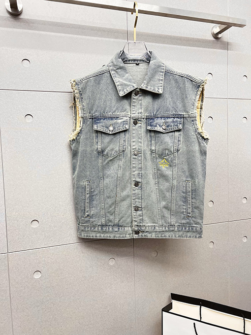 ルイヴィトンスーパーコピー LOUIS VUITTON メンズデニムベストジャケット