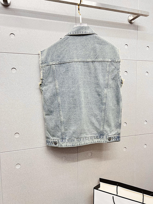 ルイヴィトンスーパーコピー LOUIS VUITTON メンズデニムベストジャケット