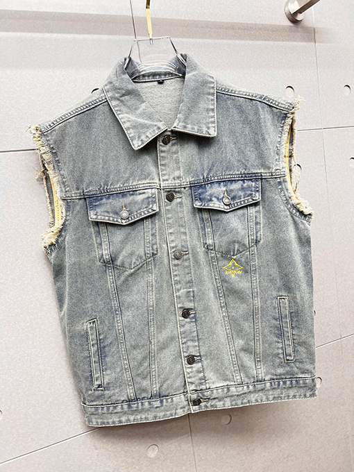 ルイヴィトンスーパーコピー LOUIS VUITTON メンズデニムベストジャケット