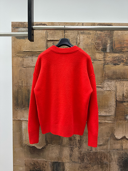 アミ アルパカVネックカーディガン