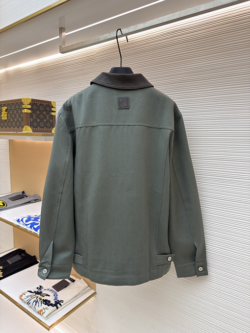 ルイヴィトン チェック柄ポケットジップアップジャケット