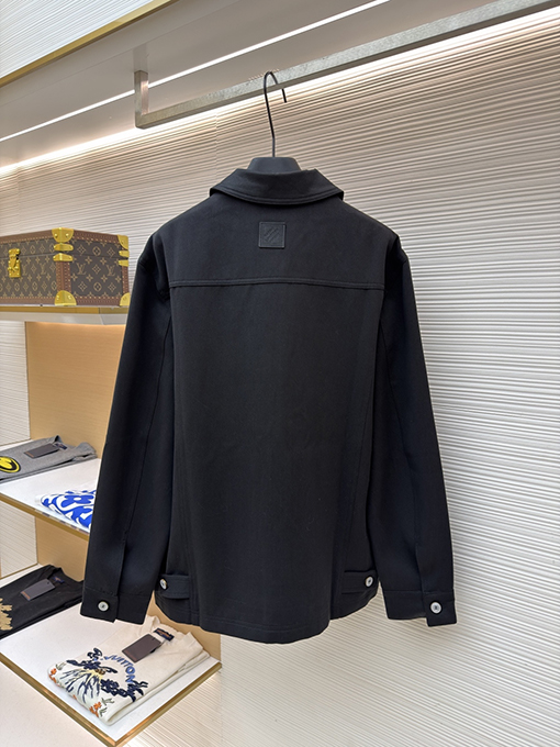 ルイヴィトン チェック柄ポケットジップアップジャケット