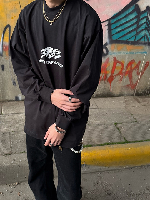 バレンシアガ Balenciaga ニードフォースピードコラボレーション ロングスリーブシャツ