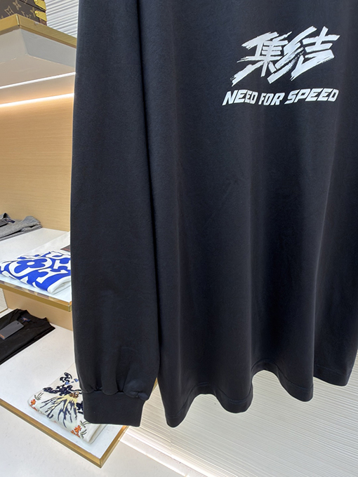 バレンシアガ Balenciaga ニードフォースピードコラボレーション ロングスリーブシャツ