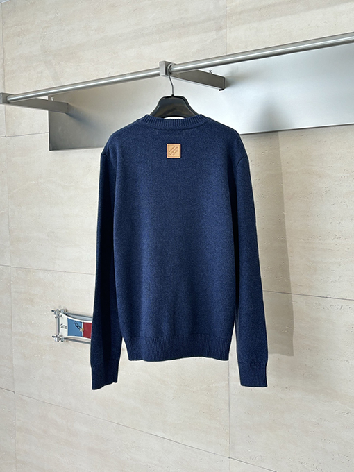 ルイヴィトン LV カプセルコレクション インターシャ パピー柄 ウールニットセーター