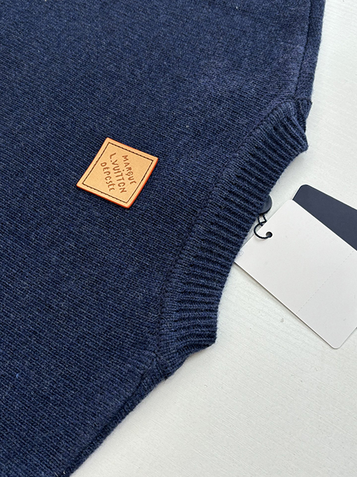 ルイヴィトン LV カプセルコレクション インターシャ パピー柄 ウールニットセーター