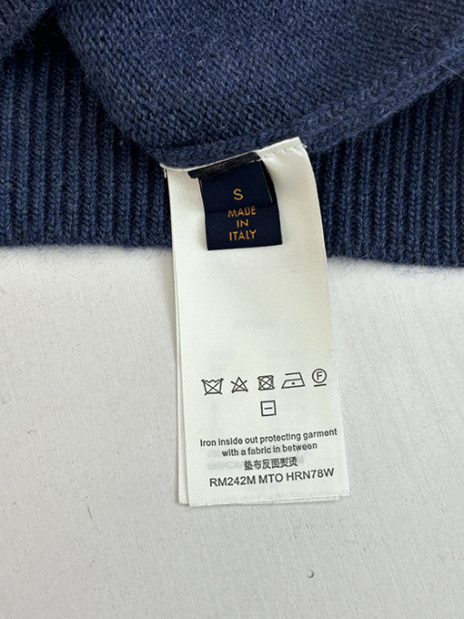 ルイヴィトン LV カプセルコレクション インターシャ パピー柄 ウールニットセーター