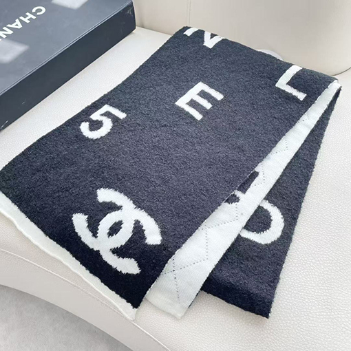 シャネルスーパーコピー 両面ニットマフラー