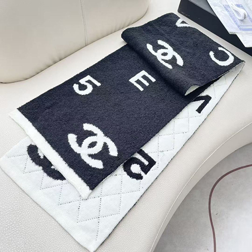 シャネルスーパーコピー 両面ニットマフラー